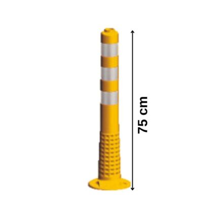 75cm Sarı Ekonomik Delinatör, Plastik Duba