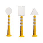 Sarı Ekonomik Delinatör, Plastik Duba 75 cm