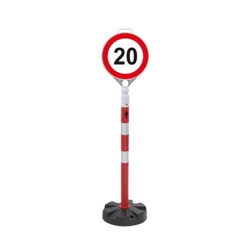 20 Azami Hız Sınırı Levhalı 100 cm Duba 20 Azami Hız Sınırı Levhalı 100 cm Duba