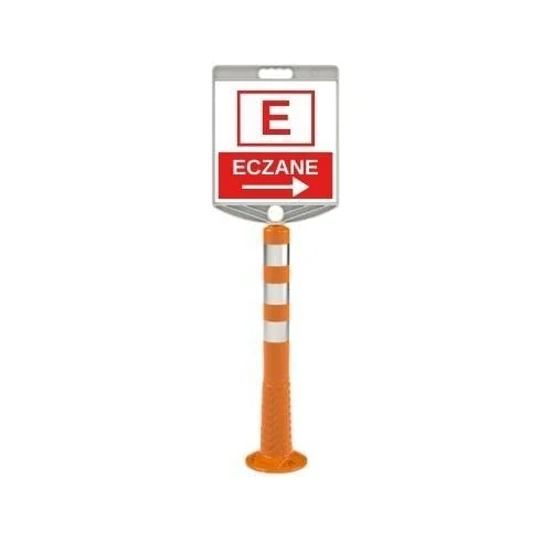 30x30 cm Eczane Levhalı 75 cm Delinatör Seti 30x30 cm Eczane Levhalı 75 cm Delinatör Seti