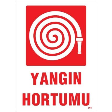 Yangın Hortumu  Uyarı Levhası