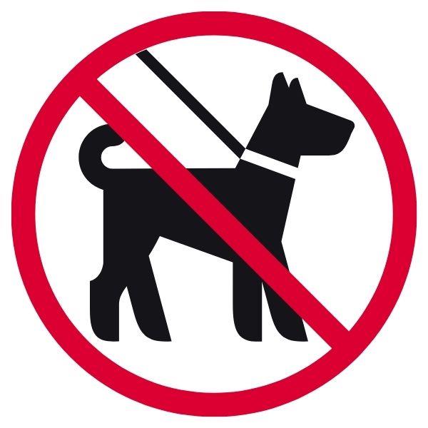 Köpek Giremez İşareti Sticker Köpek Giremez İşareti Sticker