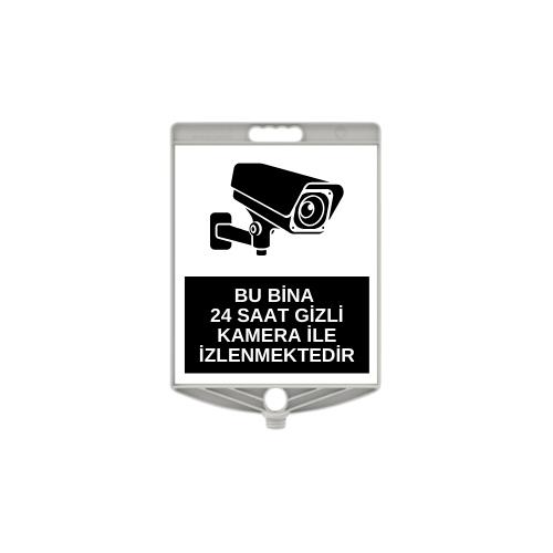 Bu Bina Kamera İle İzlenmektedir Uyarı Levhası Bu Bina Kamera İle İzlenmektedir Uyarı Levhası