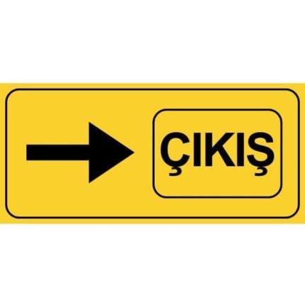 Sarı Çıkışı Levhası