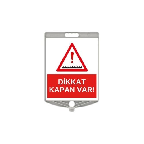 Dikdörtgen Dikkat Kapan Var Levhası Dikdörtgen Dikkat Kapan Var Levhası