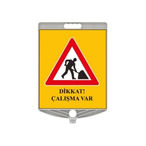 Dikkat Çalışma Var Levhası Dikdörtgen Plastik Levha Plastik Uyarı Levhası Dikkat Çalışma Var Levhası Dikdörtgen Plastik Levha Plastik Uyarı Levhası