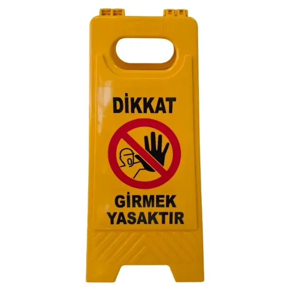 katlanabilir portatif uyarı levhası girmek yasaktır uyarısı katlanabilir portatif uyarı levhası girmek yasaktır uyarısı