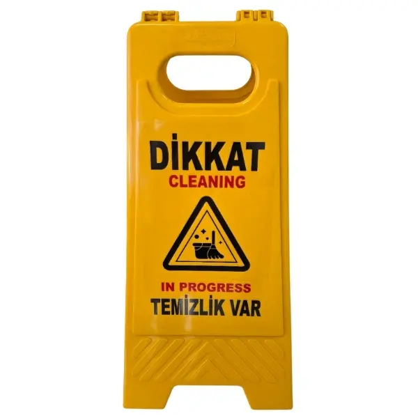 katlanabilir portatif uyarı levhası temizlik var uyarısı katlanabilir portatif uyarı levhası temizlik var uyarısı