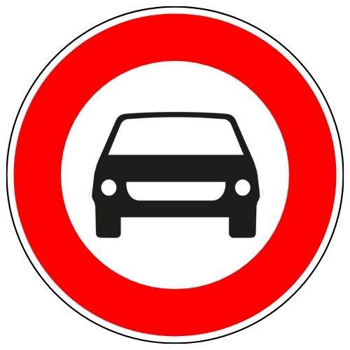 Motorlu Taşıt Trafiğine Kapalı Yol Levhası TT-6 Motorlu Taşıt Trafiğine Kapalı Yol Levhası TT-6