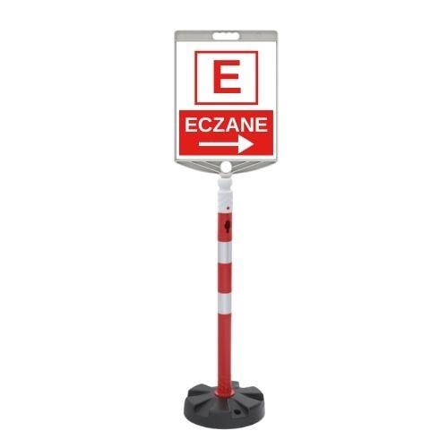 Sağ Ok Eczane Levhalı 100 cm Duba Sağ Ok Eczane Levhalı 100 cm Duba