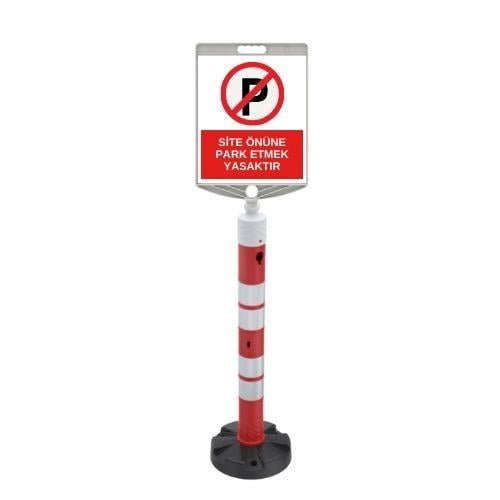 Site Önüne Park Etmek Yasaktır Levhalı 120 cm Duba Site Önüne Park Etmek Yasaktır Levhalı 120 cm Duba
