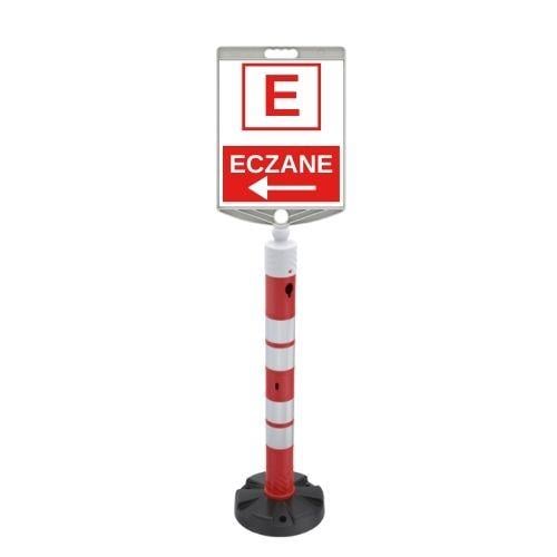 Sol Ok Eczane Levhalı 120 cm Duba Sol Ok Eczane Levhalı 120 cm Duba