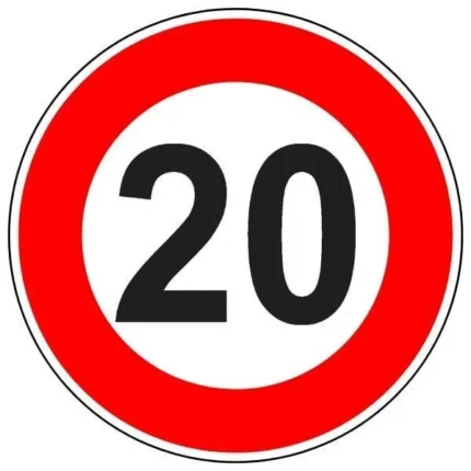 Azami Hız Sınırlaması 20 km Levhası TT-29