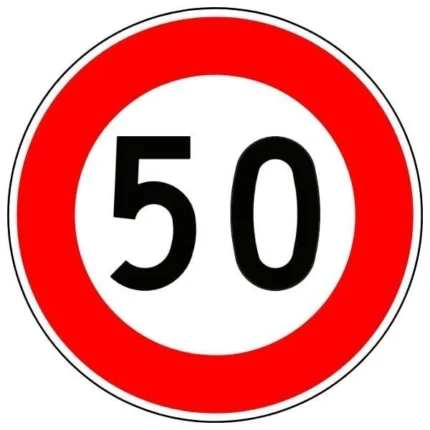 Azami Hız Sınırlaması 50 km Levhası TT-29