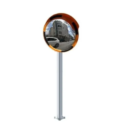 60 cm Trafik Güvenlik Aynası Ve 3 Metre Flanşlı Direk Set