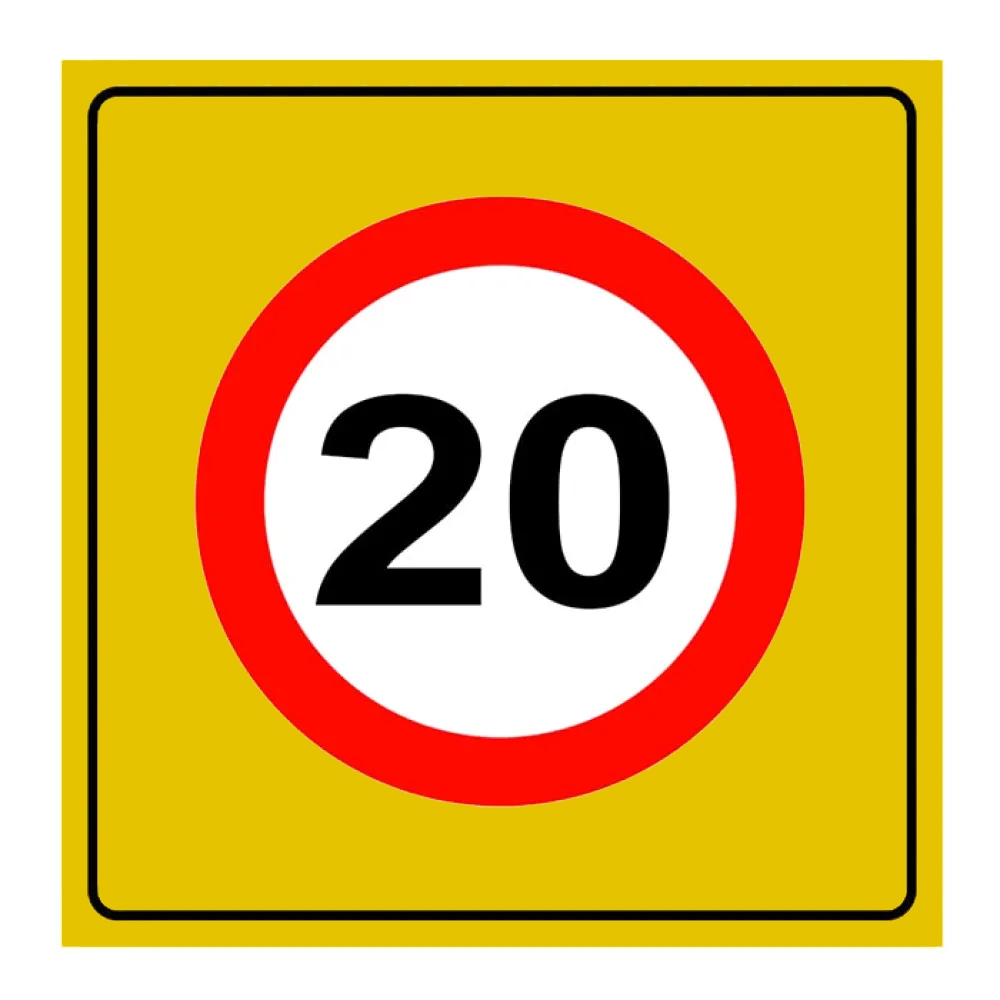 Azami Hız Tabelası 20 km Levhası Azami Hız Sınırı Trafik Onarım TT-29 Azami Hız Tabelası 20 km Levhası Azami Hız Sınırı Trafik Onarım TT-29