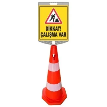 Dikkat Çalışma Var Levhalı Duba