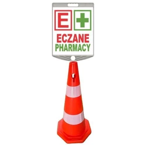 Eczane Levhalı Uyarı Dubası blank