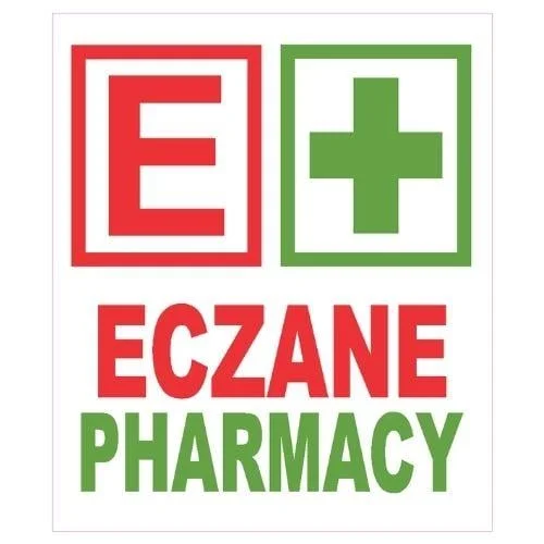 Eczane Sticker Yapışkanlı Etiket blank