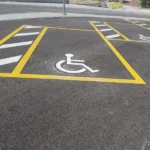 Engelli Park Yeri Boyama Şablonu