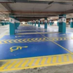 Engelli Park Yeri Boyama Şablonu