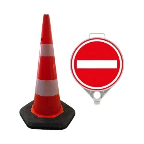 Girilmez Levhalı Ağırlıklı Duba blank