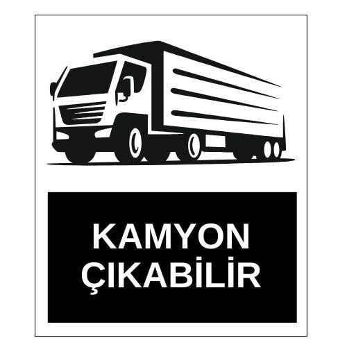 Kamyon Çıkabilir Sticker Yapışkanlı Etiket blank