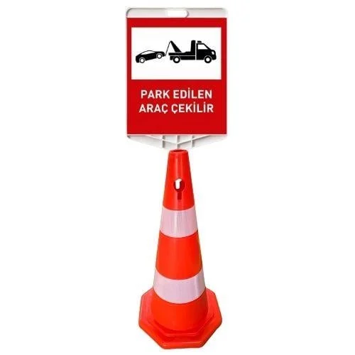 Park Eden Araç Çekilir Levhalı Duba blank