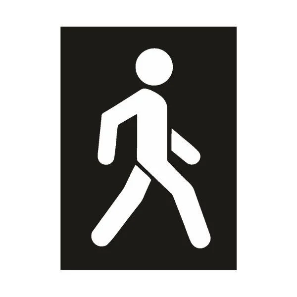 Yaya Yolu Boyama Şablonu Yaya Yolu Boyama Şablonu