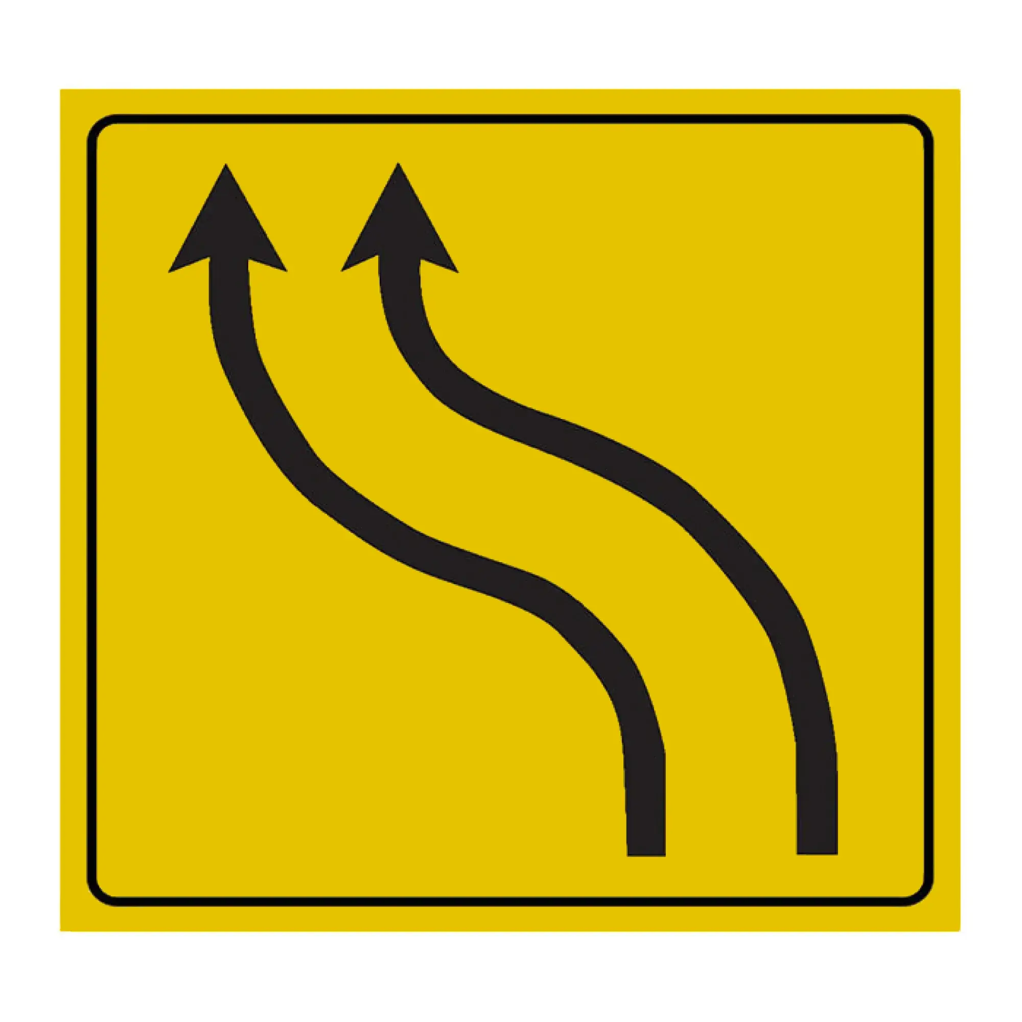 Yol Bakım Levhası Sola Çift Şerit Aktarım Şerit Düzenleme Tabelası İşareti YB-5b Yol Bakım Levhası Sola Çift Şerit Aktarım Şerit Düzenleme Tabelası İşareti YB-5b