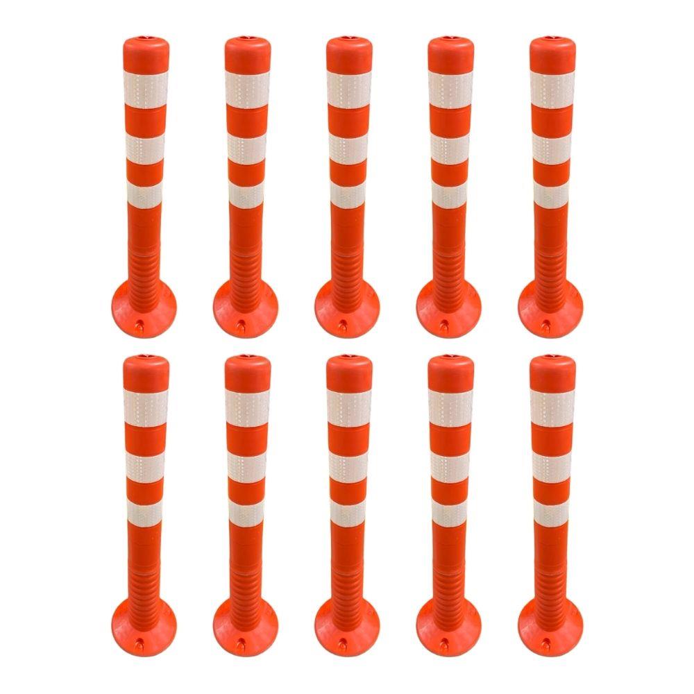 75 cm Ekonomik Turuncu Esnek Delinatör 10'lu Set 75 cm Ekonomik Turuncu Esnek Delinatör 10'lu Set