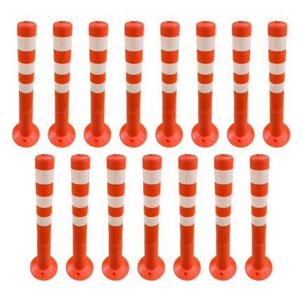 75 cm Ekonomik Turuncu Esnek Delinatör 15'li Set