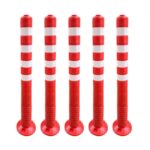 Ekonomik Turuncu 100 cm Esnek Delinatör 5’li Set