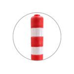 Ekonomik Turuncu 100 cm Esnek Delinatör 5’li Set